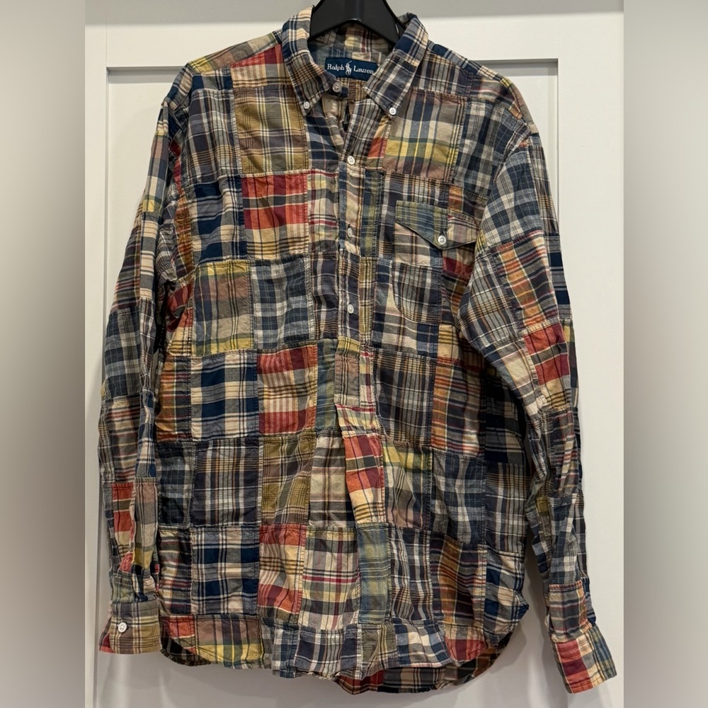 Ralph Lauren Madras Plaid Button Down